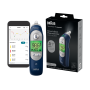 Ушной термометр с подогревом наконечника Braun ThermoScan7+ connect IRT6575, синий