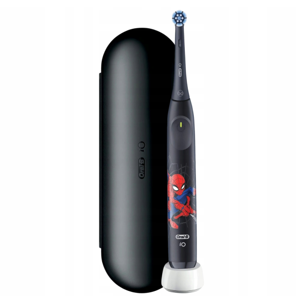 Электрическая зубная щетка Oral-B iO Kids 6+ Spiderman Человек-паук + футляр (iOS2K.1H9.K - type 3770)