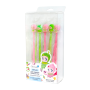 Зеркала для осмотра полости рта Clean-baby, розовые/зеленые, 20 шт