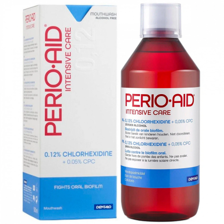 Ополаскиватель PERIO-AID Intensive Care с хлоргексидином 0.12%, 500 мл
