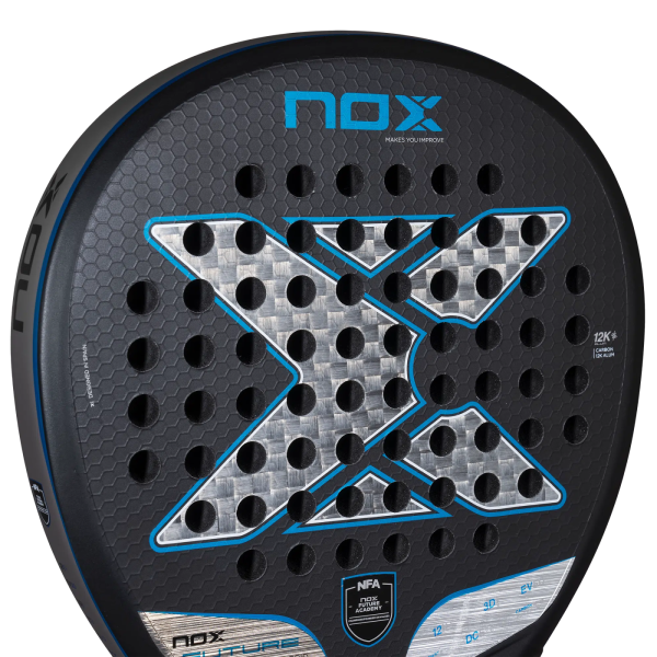 Ракетка для падел тенниса Nox FUTURE HYBRID 12K ALUM 2026