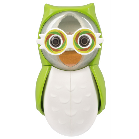 Держатель Flipper OWL EARTHY для зубной щетки со встроенными песочными часами Зеленый