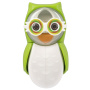 Держатель Flipper OWL EARTHY для зубной щетки со встроенными песочными часами Зеленый