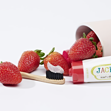 Органическая зубная паста Jack N' Jill Strawberry - Клубника