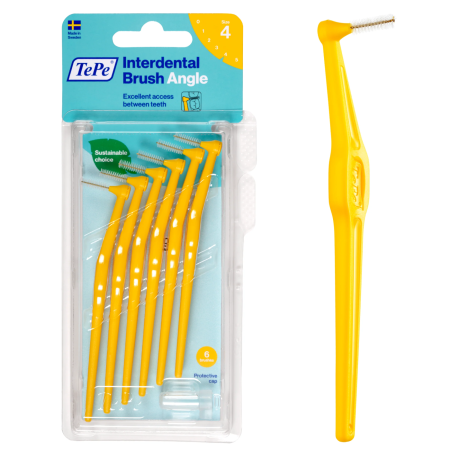 Ершик межзубный TePe Angle YELLOW 0.7, 6 шт
