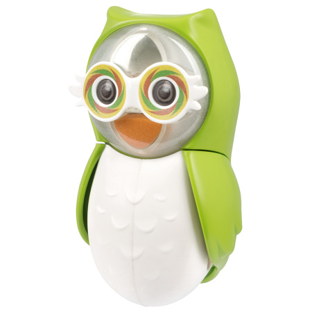 Держатель Flipper OWL EARTHY для зубной щетки со встроенными песочными часами Зеленый