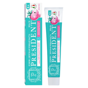 Детская зубная паста PresiDENT Junior (6+) Жвачка, 70 гр
