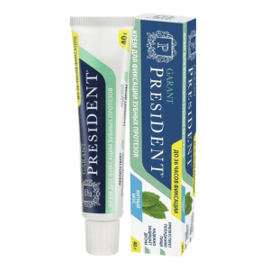 Крем PresiDENT Garant д/фиксации протезов (мятный вкус), 40 гр