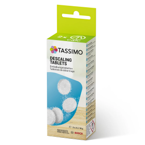 Таблетки Bosch для очистки от накипи для кофемашин Tassimo TCZ6004 (4 шт. х 18 г)