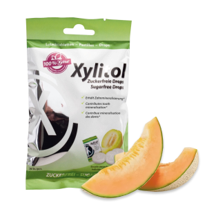 Леденцы Miradent Xylitol Drops Melon (дыня), 60г