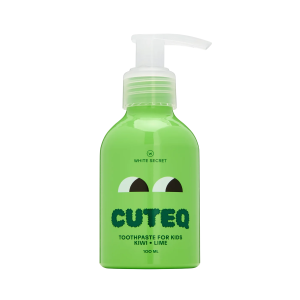 Детская зубная паста White Secret Cuteq Kiwi Lime Киви и Лайм (5-12 лет), 100 мл