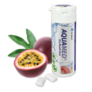 Жевательная резинка Miradent Aquamed маракуйя (30 шт)