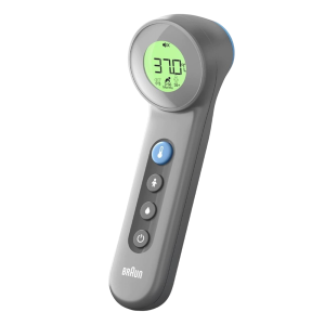 Бесконтактный инфракрасный термометр Braun BNT400, черный
