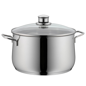 Высокая кастрюля WMF Diadem Plus 24 см с крышкой 0734256040