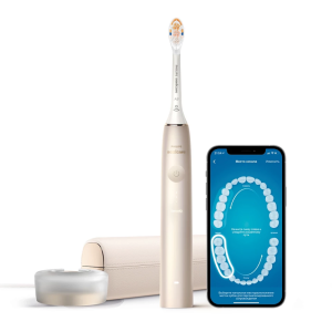 Электрическая зубная щетка Philips Sonicare Prestige 9900 HX9992/11, бежевая