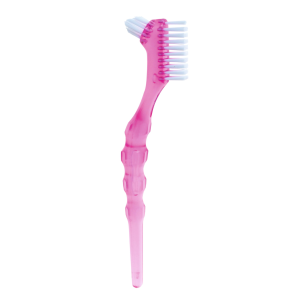 Щетка Miradent Protho Brush De Luxe Pink - для зубных протезов, розовая