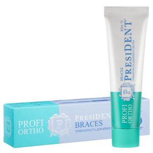 Зубная паста PresiDENT Profi ORTHO BRACES, 50 мл