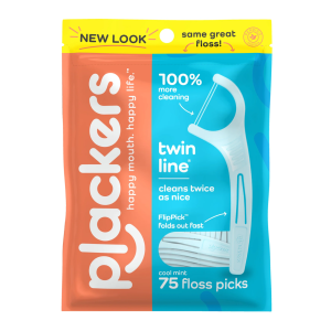 Флоссер Plackers Twin-Line (75 шт.)