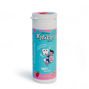 Жевательная резинка Miradent Xylitol for kids Земляника (30 шт), 30 г