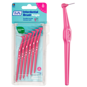 Ершик межзубный TePe Angle PINK 0.4, 6 шт