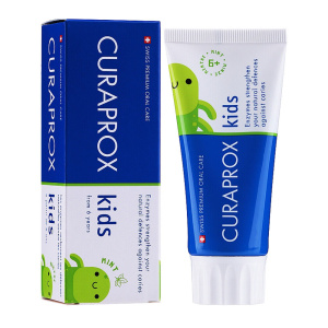 Зубная паста Curaprox Kids 1450 мята, 60 мл