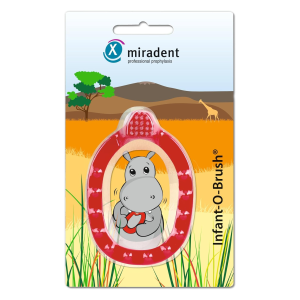 Щетка-прорезыватель Miradent Infant-O-Brush, КРАСНАЯ