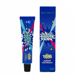 Зубная ПАСТА-МАРКЕР MontCarotte Teens Виноградный Взрыв (с 7 лет), 30 мл