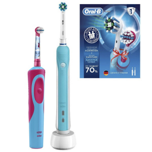 Набор из двух зубных щеток Oral-B Professional Care 500 + Vitality Stages Power Frozen (Холодное сердце)