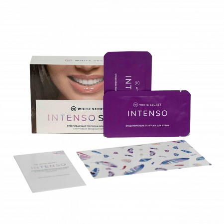 Отбеливающие полоски White Secret Intenso Start, 7 саше