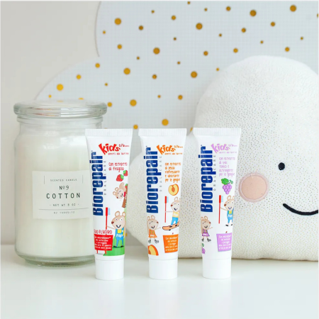 Детская зубная паста Biorepair Kids, без фтора (0-6 лет), 50 мл ЗЕМЛЯНИКА