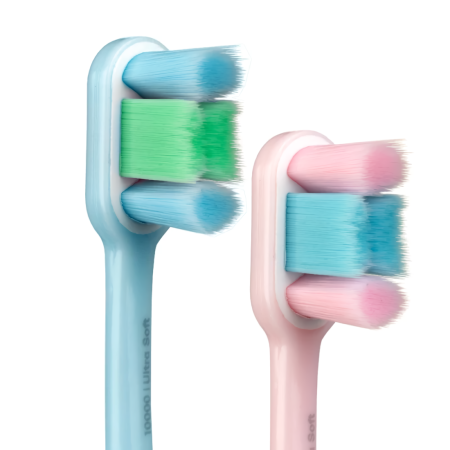 Набор з/щеток Revyline Perfect 10000 DUO розовая/голубая (2 шт.)