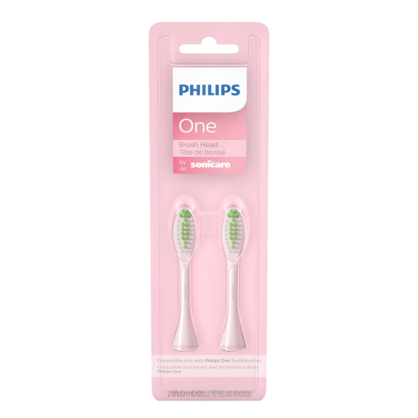 BH1022/00 - Насадки Philips One, светло-розовые (2 шт)