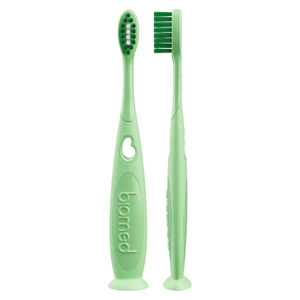 Детская зубная щетка BIOMED KIDS, зеленая