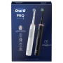 Набор электрических зубных щеток Oral-B Pro 3 3900 Duo БЕЛАЯ/ЧЕРНАЯ (D505.523.3H - type 3772)