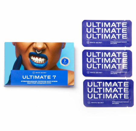 Отбеливающие полоски White Secret Ultimate 7 (7 саше)