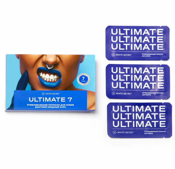 Отбеливающие полоски White Secret Ultimate 7 (7 саше)