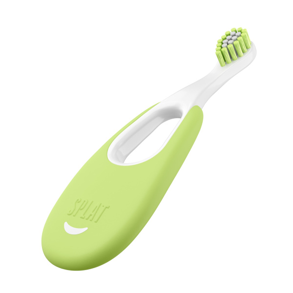 Зубная щетка SPLAT Baby (0-3 лет), мягкая, САЛАТОВАЯ