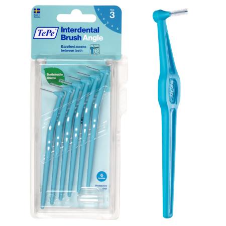 Ершик межзубный TePe Angle BLUE 0.6, 6 шт