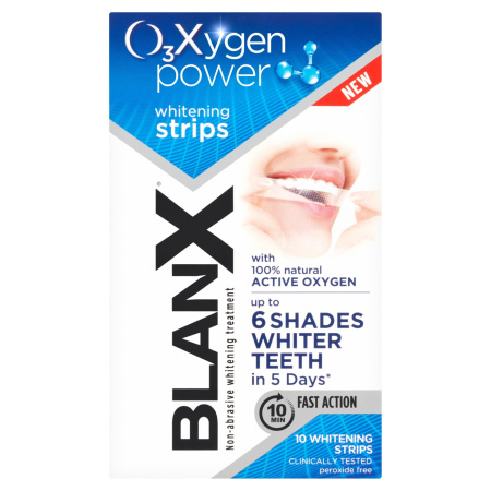 Отбеливающие полоски BlanX O3X Сила Кислорода (10 шт)