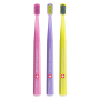 Набор зубных щеток CURAPROX CS Smart 7600 (3 шт) (CS Smart 7600/3) РОЗОВЫЙ/СИРЕНЕВЫЙ/ЖЕЛТЫЙ
