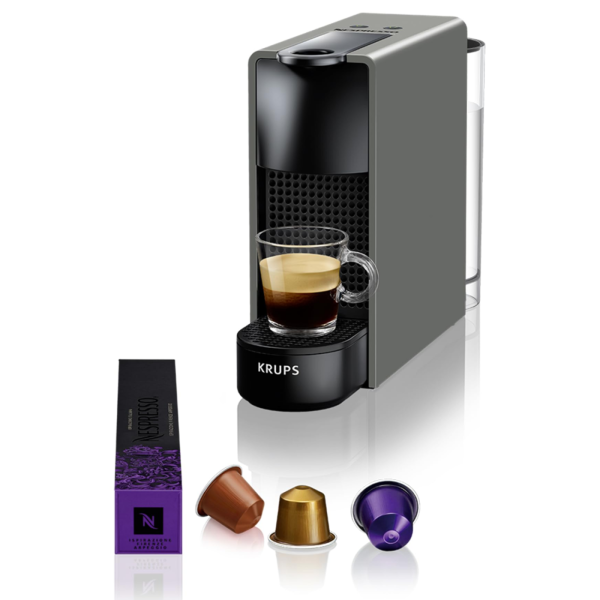 Капсульная кофеварка Krups Essenza Mini XN110B, СЕРАЯ