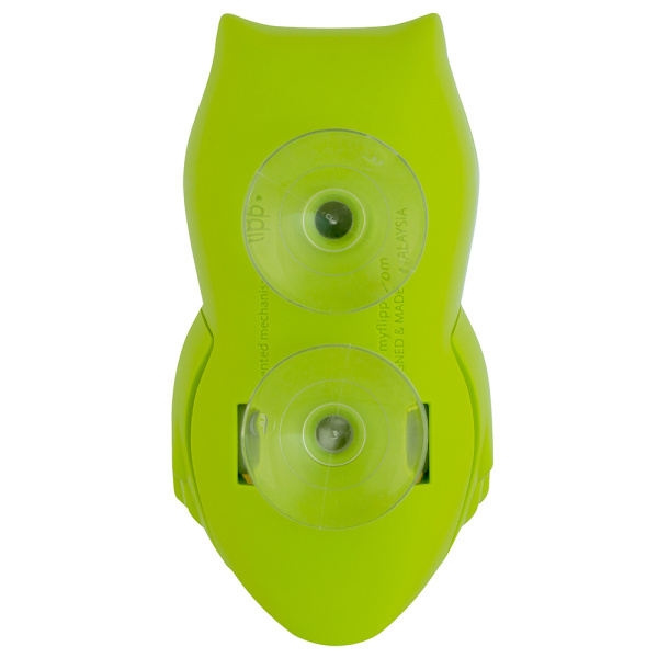 Держатель Flipper OWL EARTHY для зубной щетки со встроенными песочными часами Зеленый