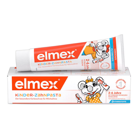 СРОК 08.26 уценка - Зубная паста Elmex ЭЛМЕКС Kinder (с 2 до 6 лет), 50 мл