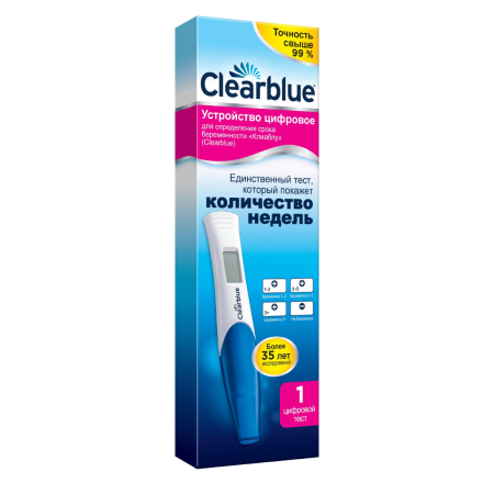 Устройство цифровое для определения срока беременности Clearblue
