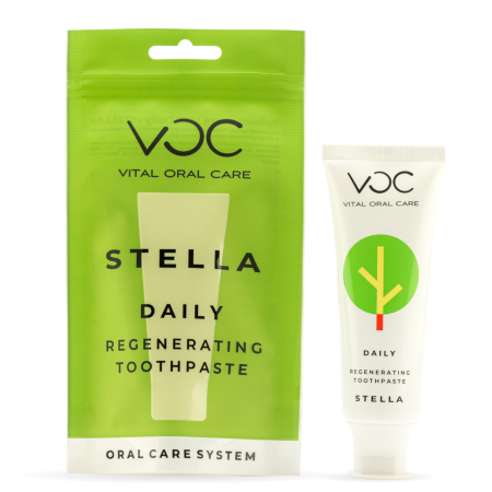 Зубная паста VOC Daily STELLA Здоровые десен (салатовая), 75 мл