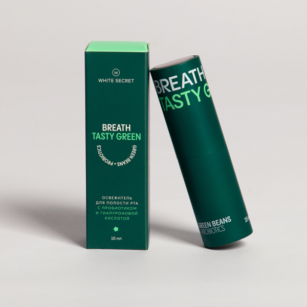 Освежитель White Secret Breath Tasty Green, 15 мл