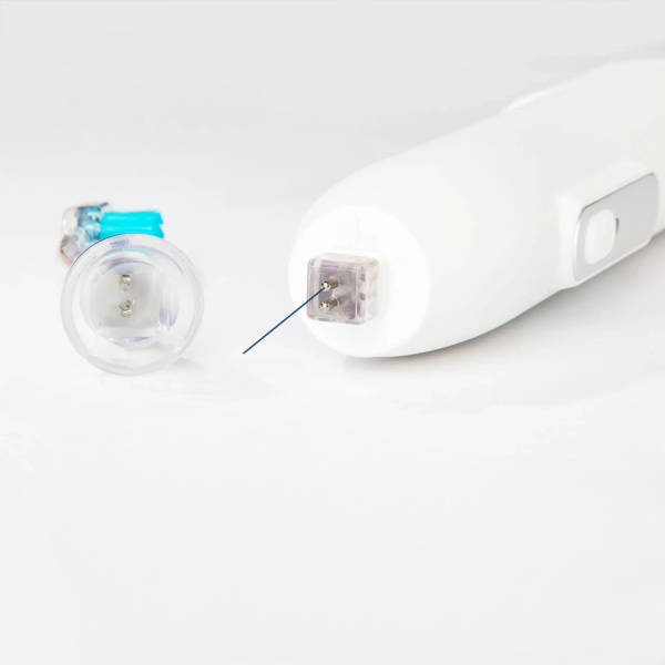 Ультразвуковая зубная щетка Emmi-Dent 6 Professional "White-NEW" - цвет БЕЛЫЙ матовый металлик