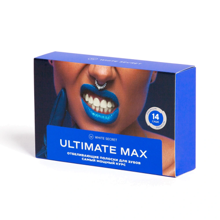 Отбеливающие полоски White Secret Ultimate Max, 14 саше