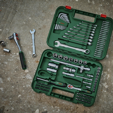 Набор ручных инструментов Bosch Advanced, 132 шт. - 1600A02Z9B