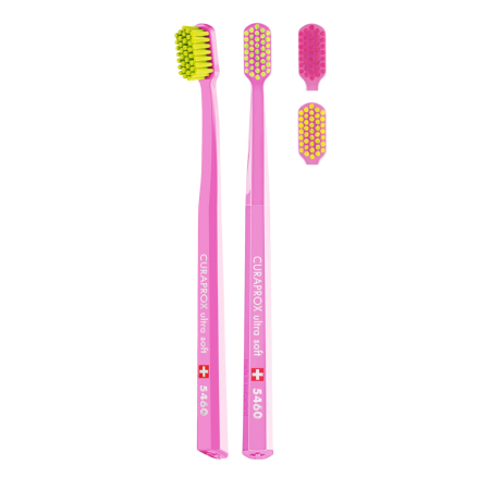 Зубная щетка CURAPROX "ultrasoft" CS5460 РОЗОВАЯ
